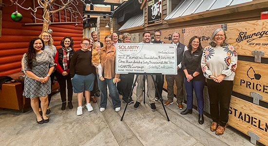 thumbnailfor Solarity donates $160,000 to the Memorial Foundation