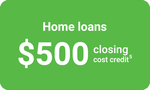 $500 closing cost credit