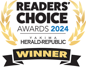 Best credit union Yakima Herald Republic Readers' Choice Winner badge